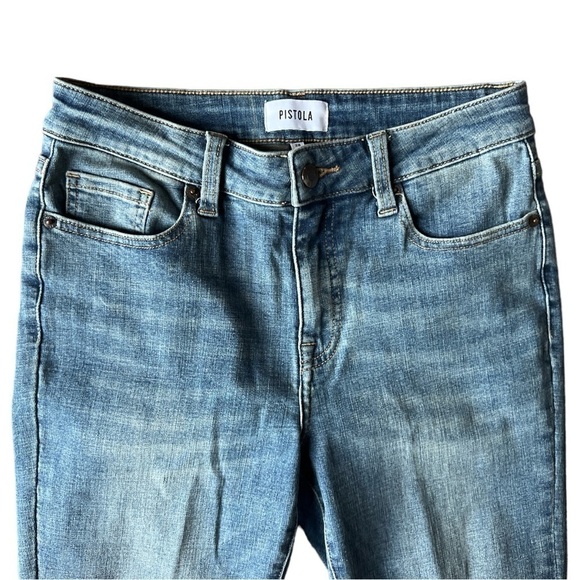 Pistola Revolve Women’s High Rise Skinny Jeans Lighy Medium Wash, Size 28 - Picture 3 of 10